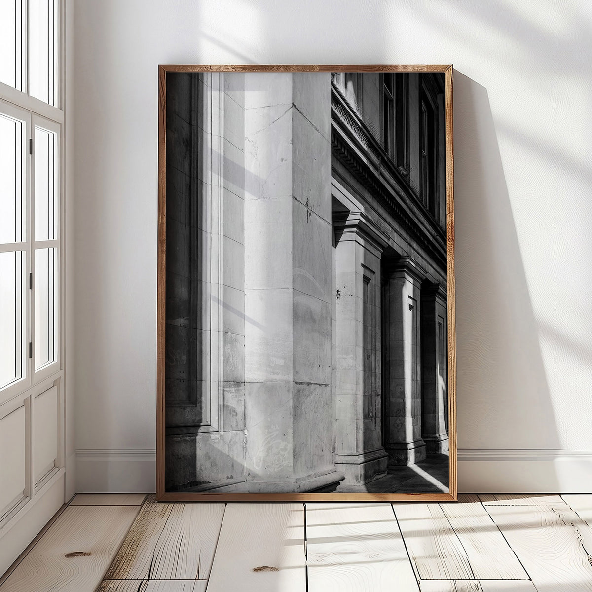 Glasgow GOMA Gallery of Modern Art Black and White Print