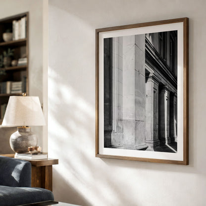 Glasgow GOMA Gallery of Modern Art Black and White Print