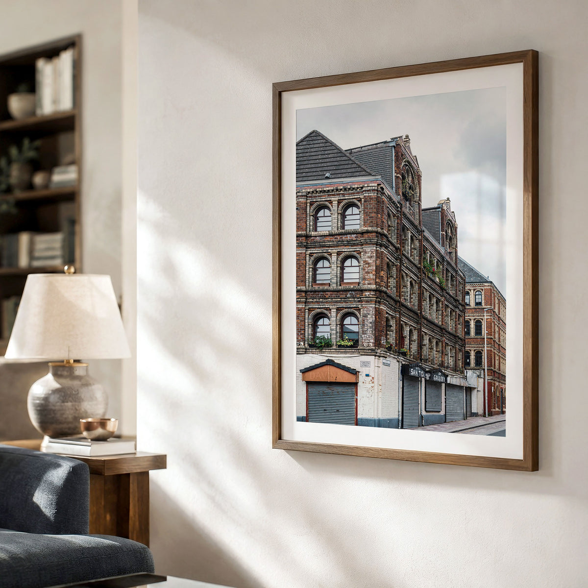 Glasgow Barras Print, Pipe Factory, Victorian Architecture Wall Art