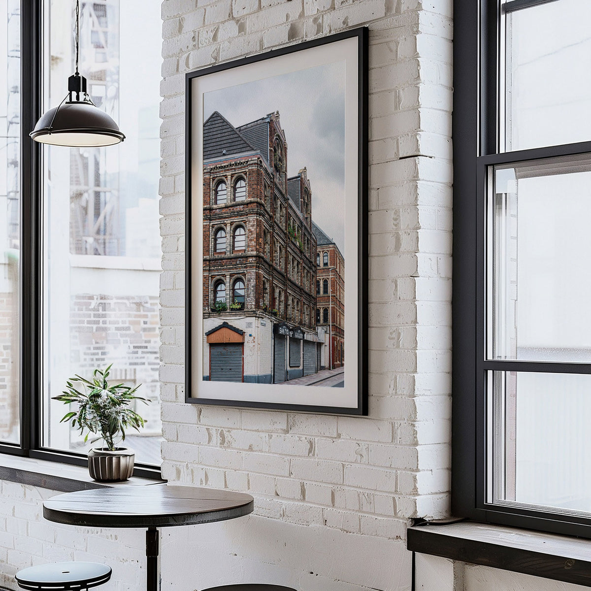 Glasgow Barras Print, Pipe Factory, Victorian Architecture Wall Art