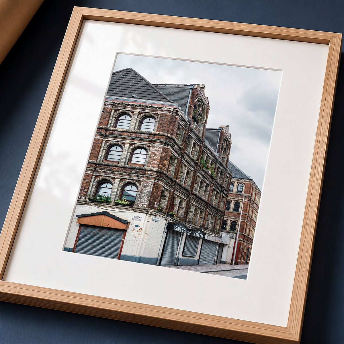 Glasgow Barras Print, Pipe Factory, Victorian Architecture Wall Art