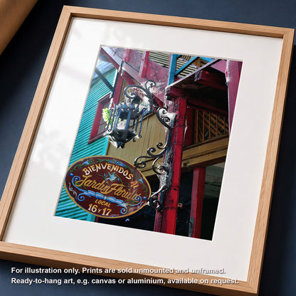 Caminito Buenos Aires Print | Colourful Restaurant Sign