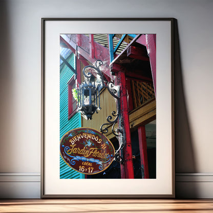 Caminito Buenos Aires Print | Colourful Restaurant Sign