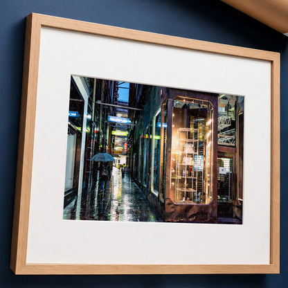 Glasgow Mitchell Lane Neon Print | Cinematic Street Photography