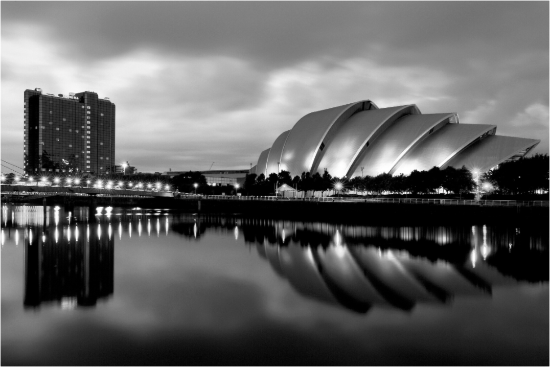 Main image Glasgow Armadillo Black & White Wall Art - Canvas, Aluminium or Acrylic Glass