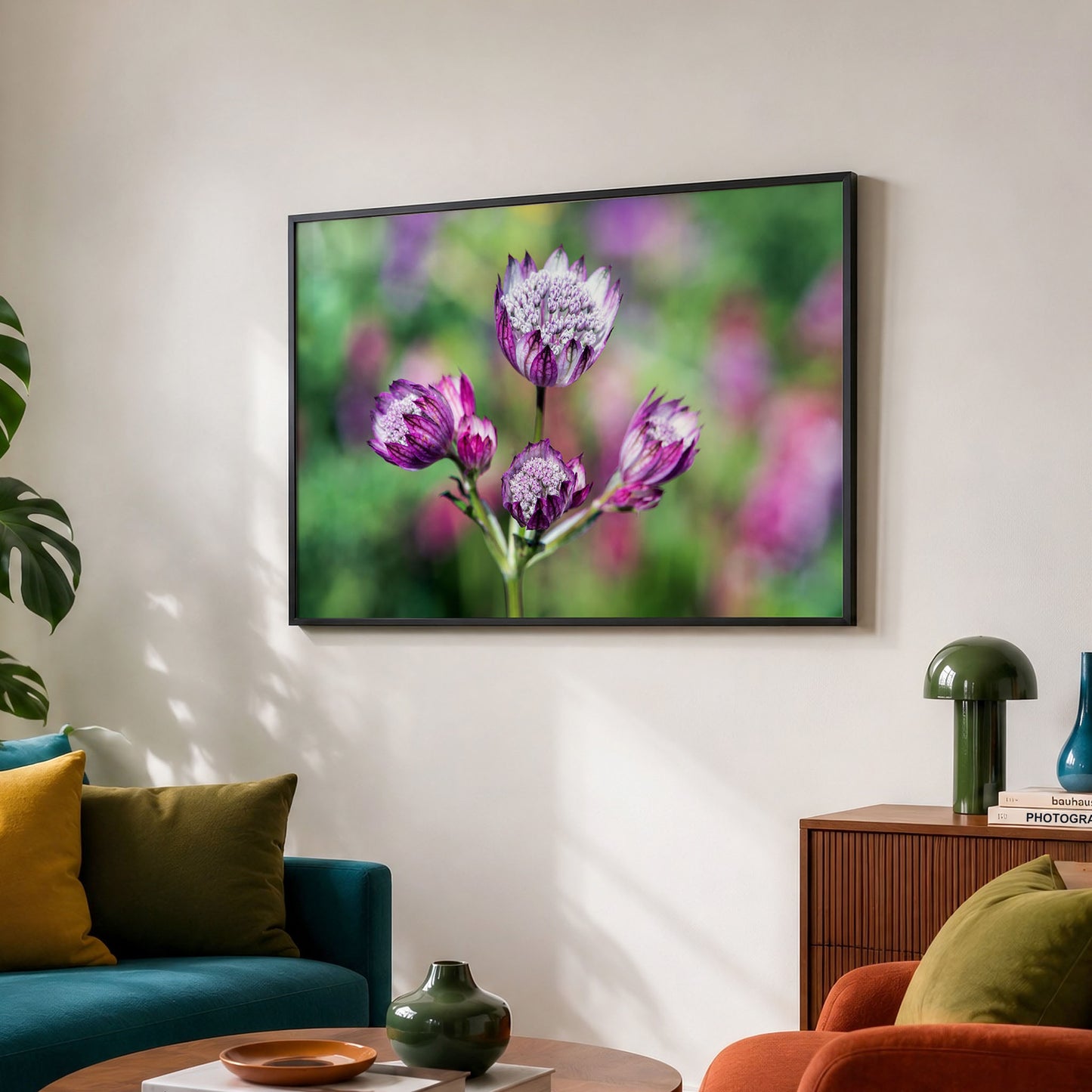 Pink Astrantia Flower Fine Art Photo Print