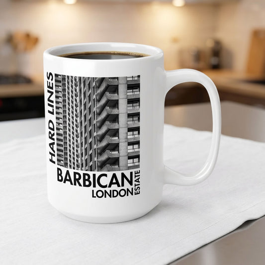 Barbican Estate Brutalist Architecture Mug – Monochrome London Photography Gift (11oz & 15oz)