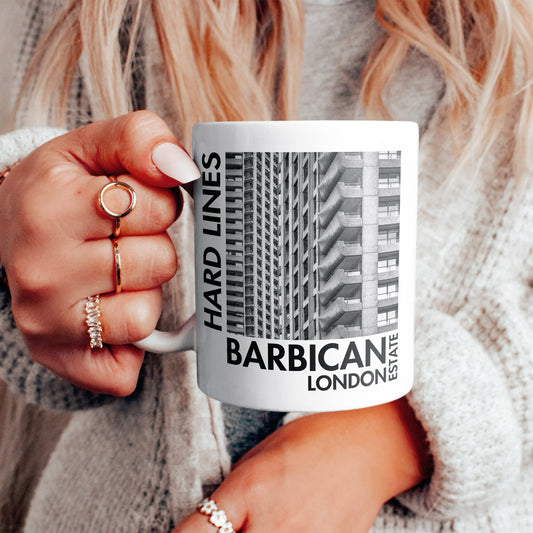 Barbican Estate Brutalist Architecture Mug – Monochrome London Photography Gift (11oz & 15oz)
