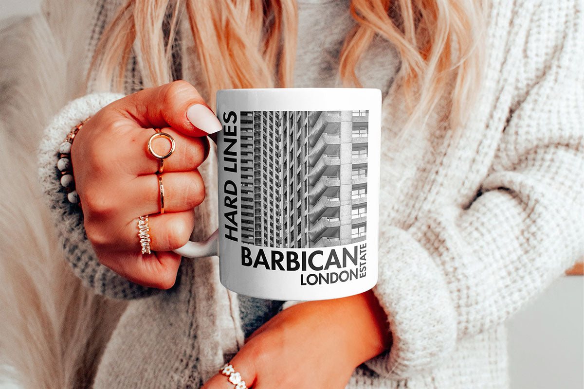 Barbican Estate Brutalist Architecture Mug – Monochrome London Photography Gift (11oz & 15oz)