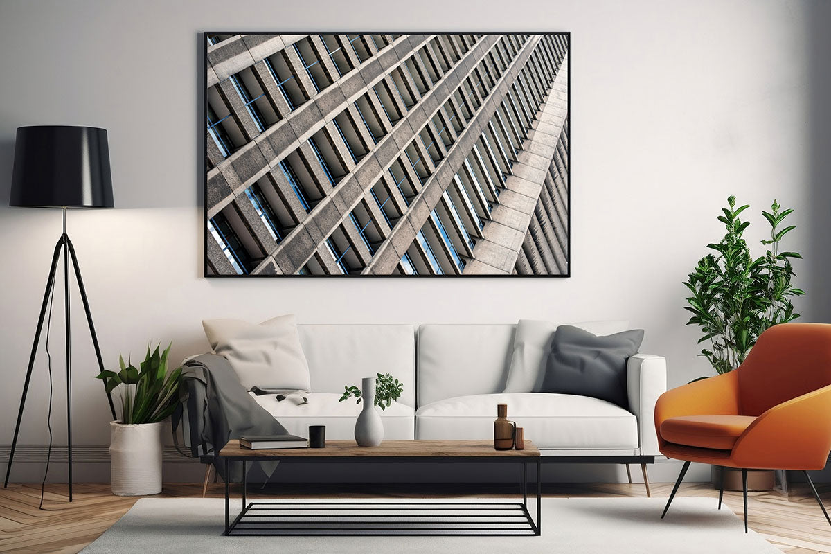 London Barbican Estate Brutalist Architecture | Urban Wall Art