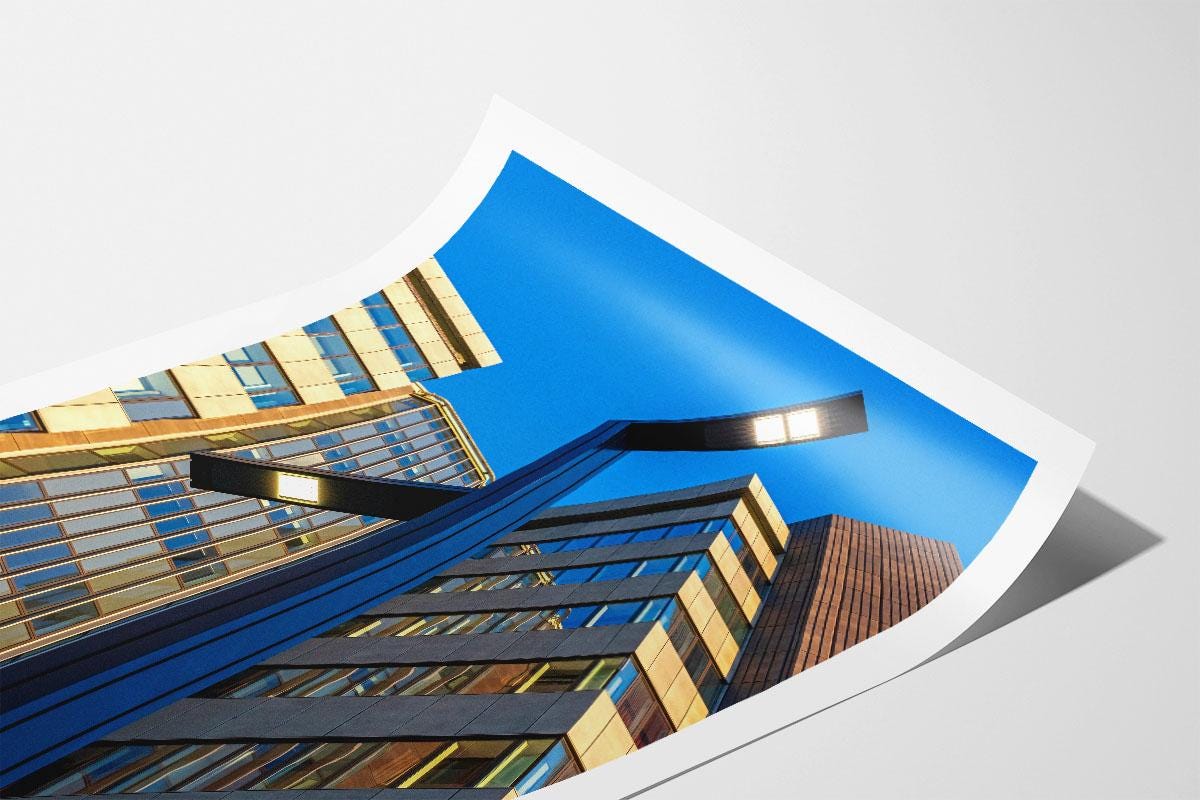 Boyd Orr Building Glasgow print mock up