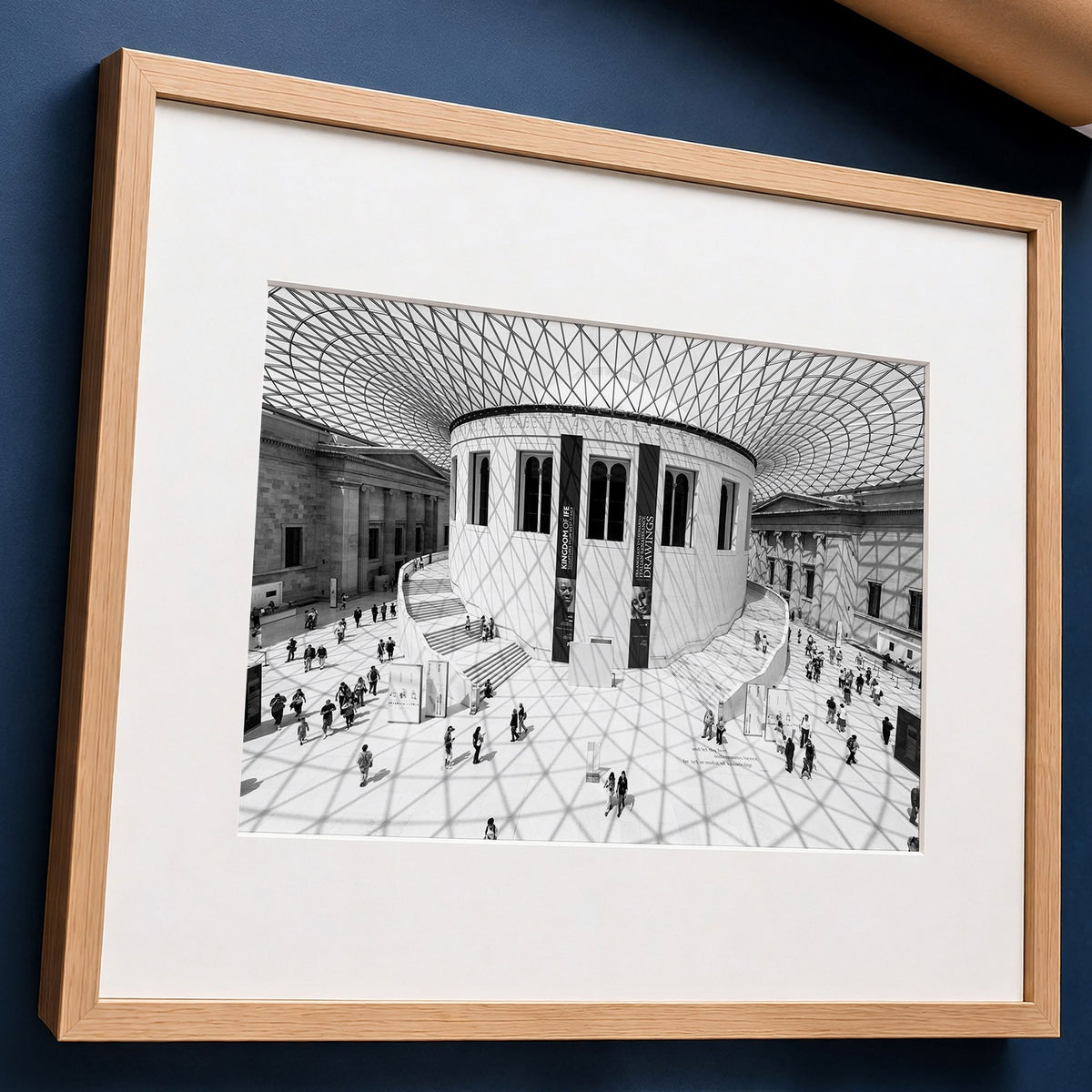 British Museum Black & White Photo Print | London Architecture Wall Art