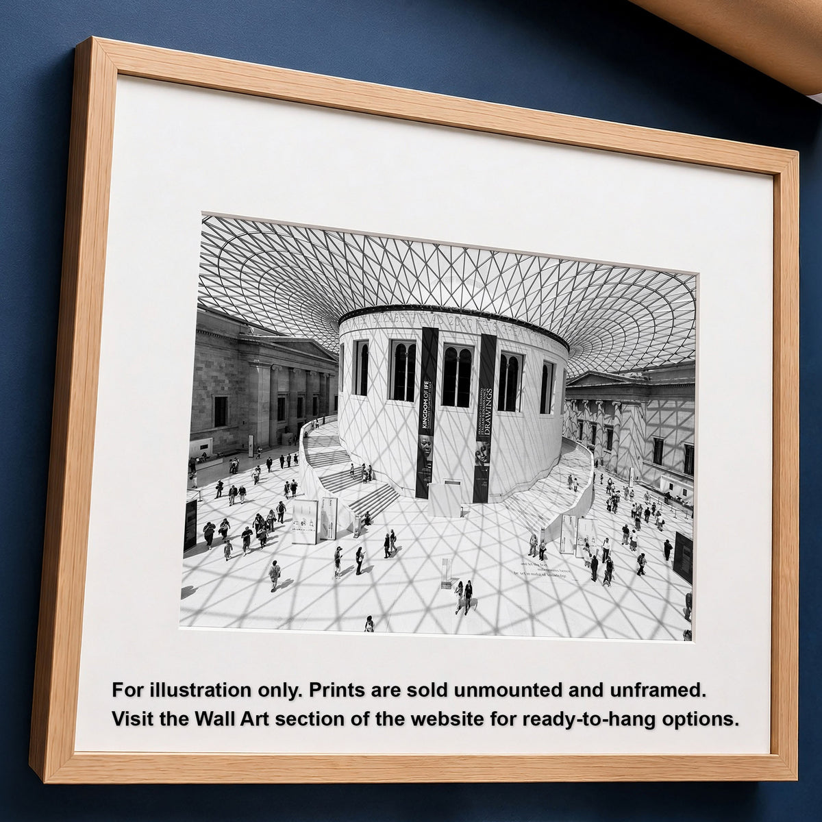 British Museum Black & White Photo Print | London Architecture Wall Art