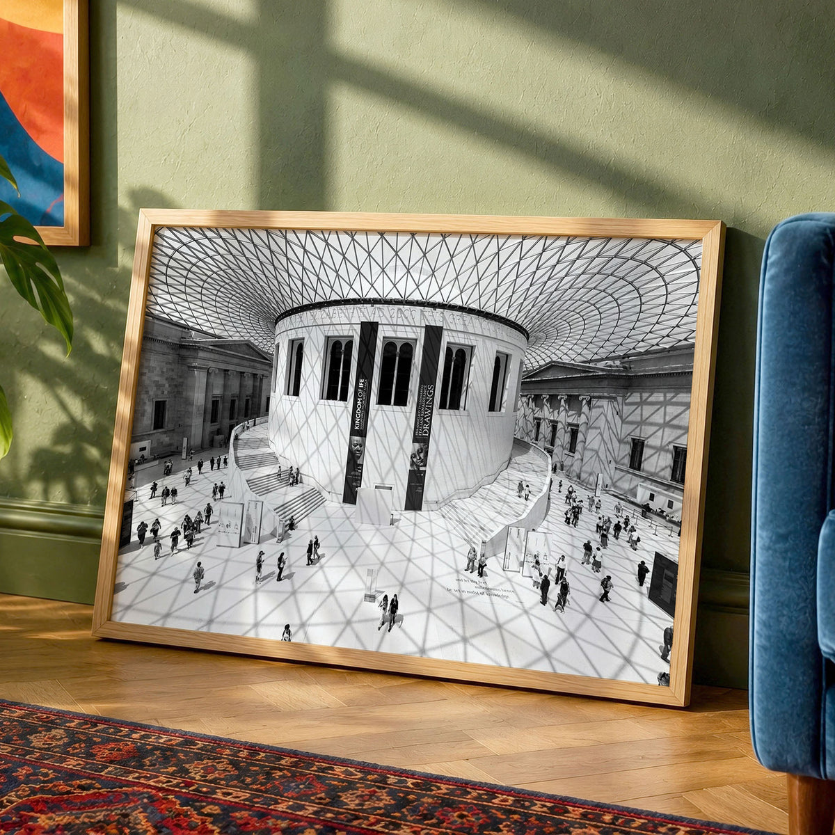 British Museum Black & White Photo Print | London Architecture Wall Art