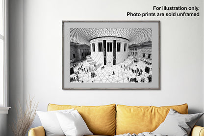 British Museum Black & White Photo Print | London Architecture Wall Art