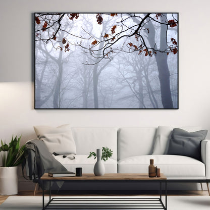 Highgate Wood Foggy Landscape | Atmospheric London Wall Art