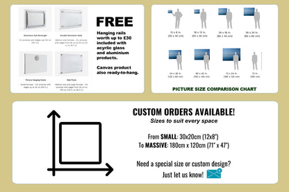 Custom orders hanging info