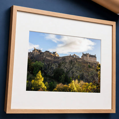 Edinburgh Castle Photo Print | Autumn Cityscape