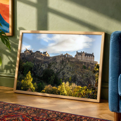 Edinburgh Castle Photo Print | Autumn Cityscape