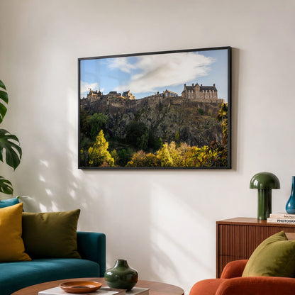Edinburgh Castle Photo Print | Autumn Cityscape