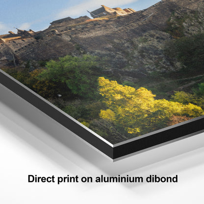 Edinburgh Castle Autumn Cityscape Ready-to-Hang Wall Art
