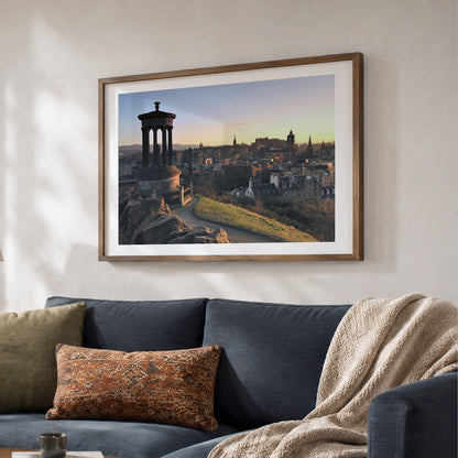 Edinburgh Sunset Cityscape | Fine Art Photo Print of Edinburgh Castle View