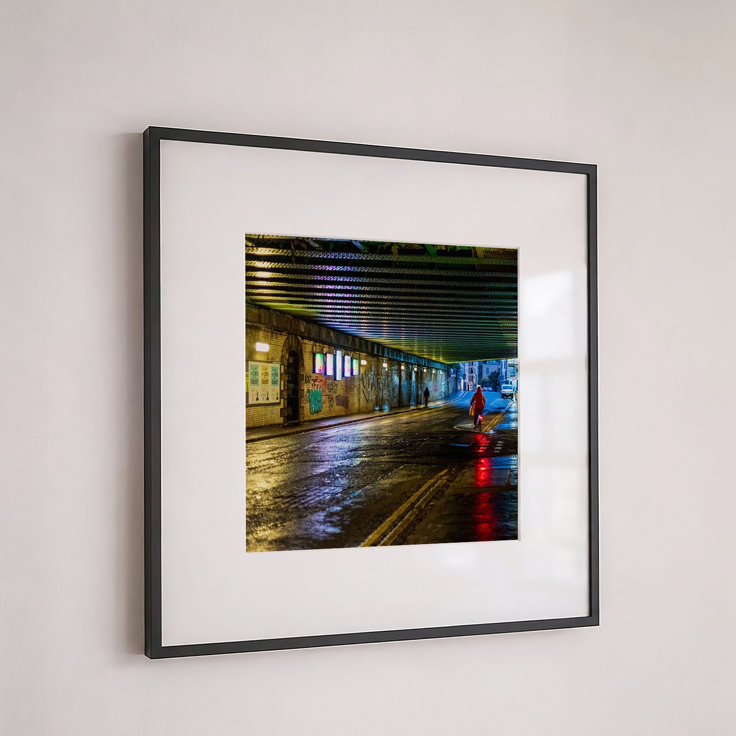 Edinburgh Calton Road Bridge Square Print