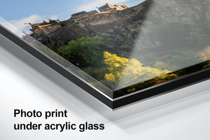 Edinburgh Castle Autumn Cityscape Ready-to-Hang Wall Art