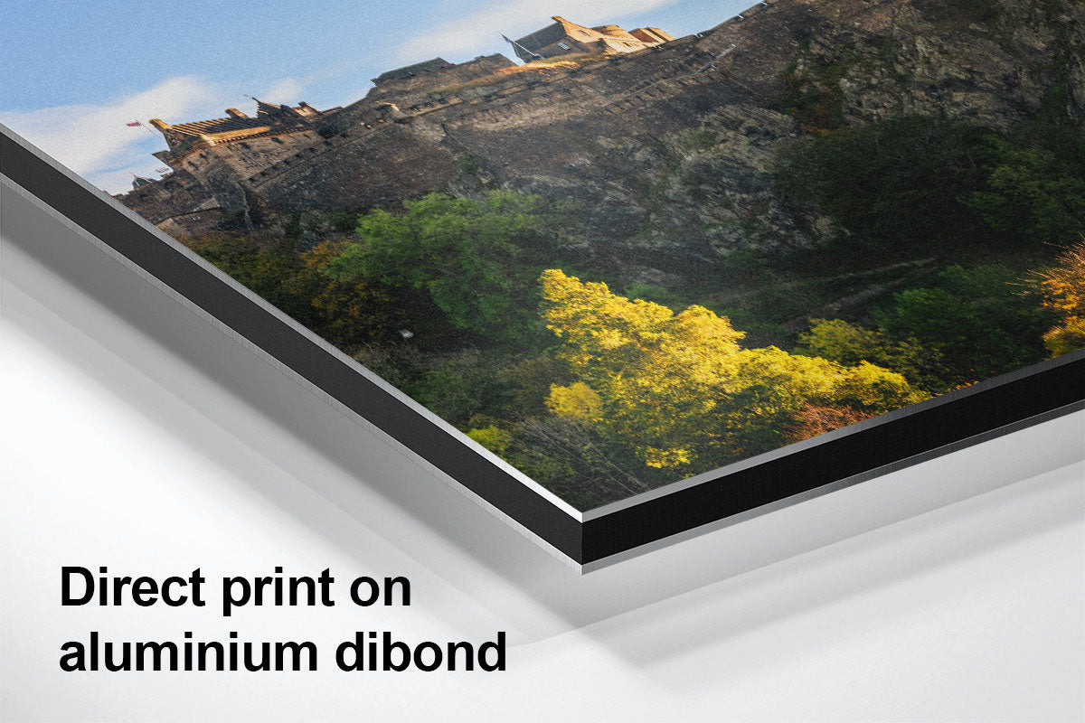 Edinburgh Castle Autumn Cityscape Ready-to-Hang Wall Art