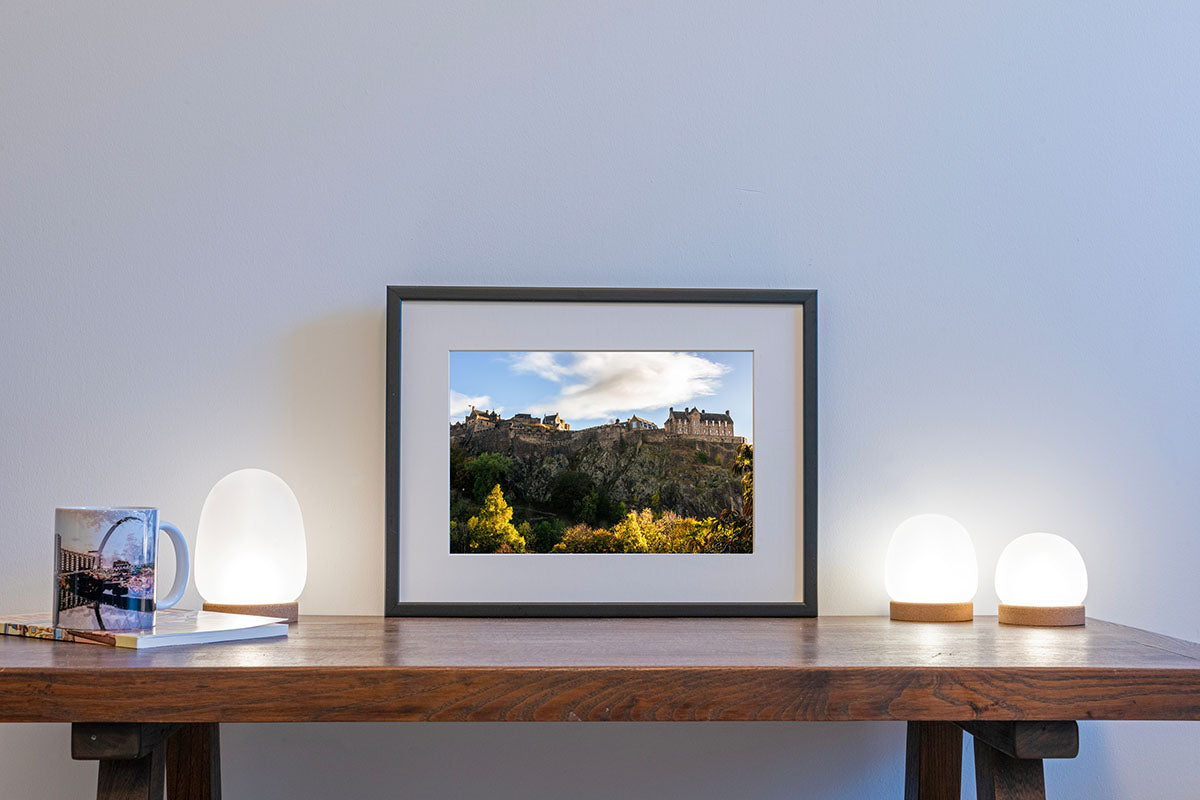 Edinburgh Castle Autumn Cityscape – Photo Print