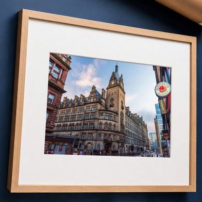 Glasgow Central Hotel Clock Tower Photo Print