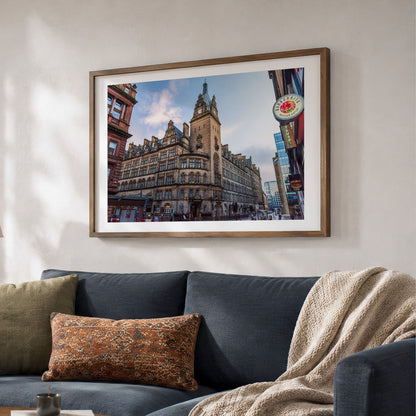 Glasgow Central Hotel Clock Tower Photo Print