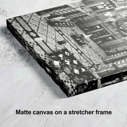 Glasgow Kelvingrove Museum Black & White Canvas, Aluminium or Acrylic Glass Wall Art