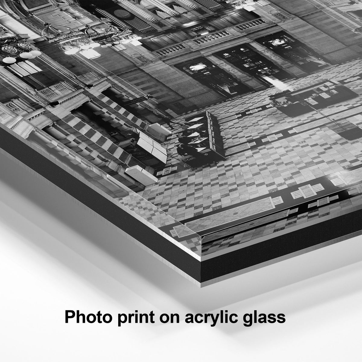 Glasgow Kelvingrove Museum Black & White Canvas, Aluminium or Acrylic Glass Wall Art