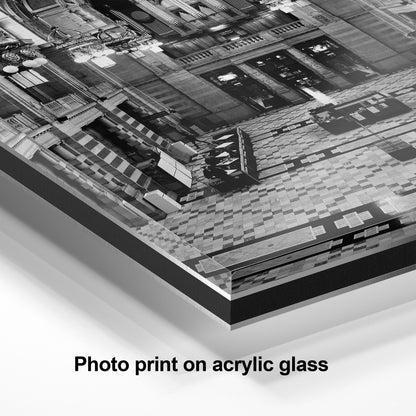 Glasgow Kelvingrove Museum Black & White Canvas, Aluminium or Acrylic Glass Wall Art