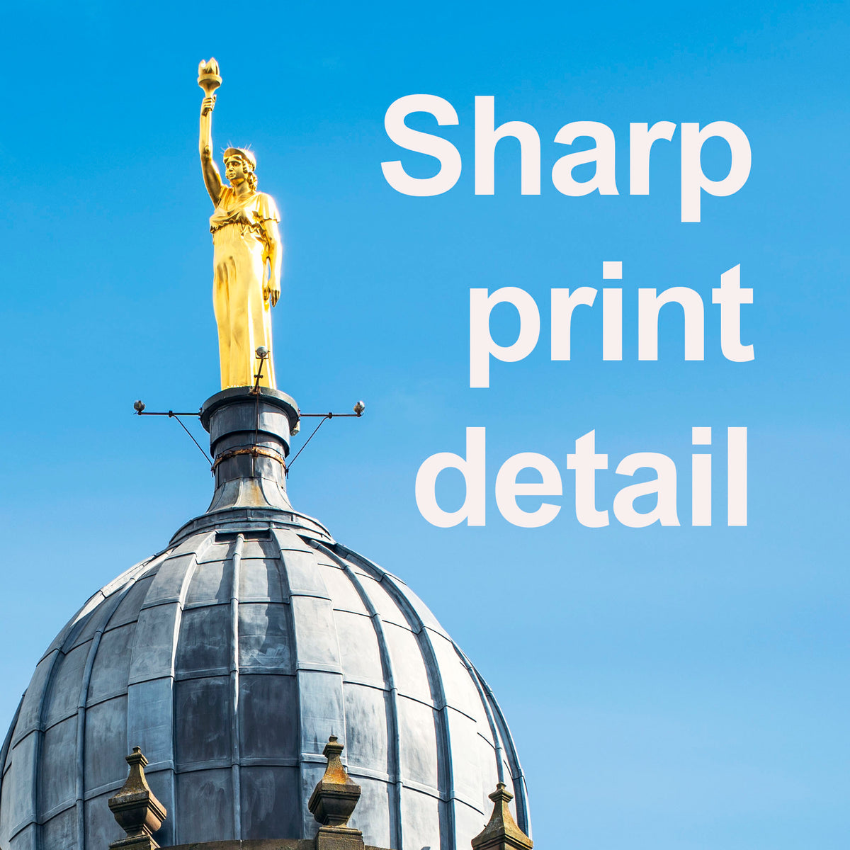 Glasgow Light and Life Statue | Canvas, Acrylic or Aluminium Wall Art
