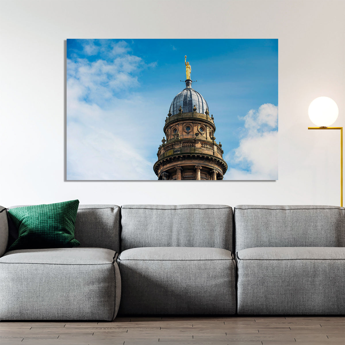 Glasgow Light and Life Statue | Canvas, Acrylic or Aluminium Wall Art