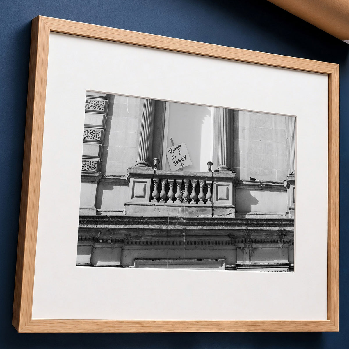 Glasgow Protest Print | 'Trump Is a Jobby' Photo