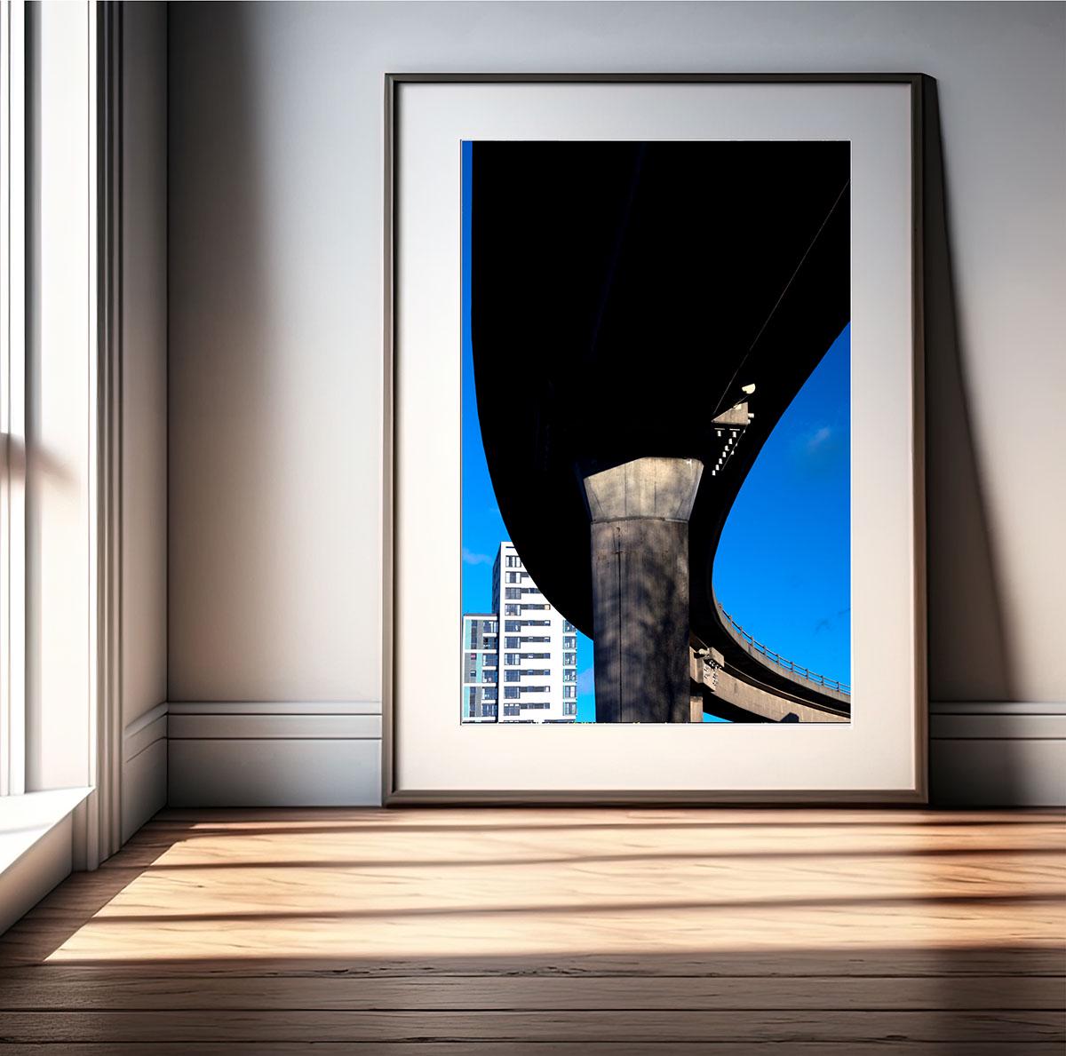 Glasgow Motorway photo in frame