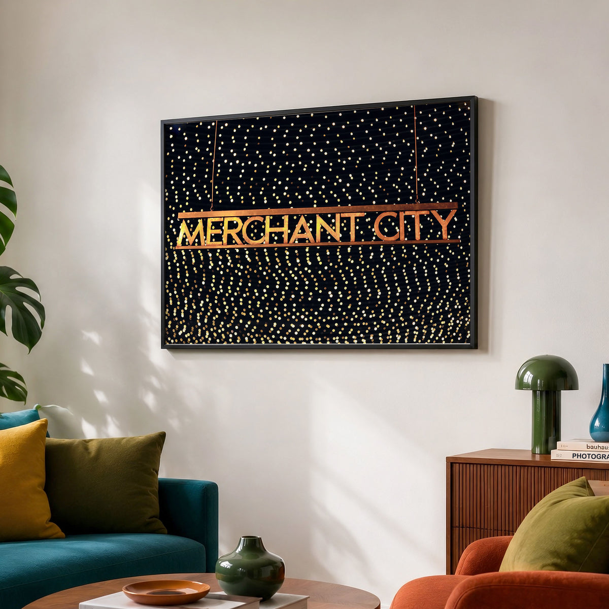 Glasgow Merchant City Night Unframed Photo Print | Cityscape Wall Art
