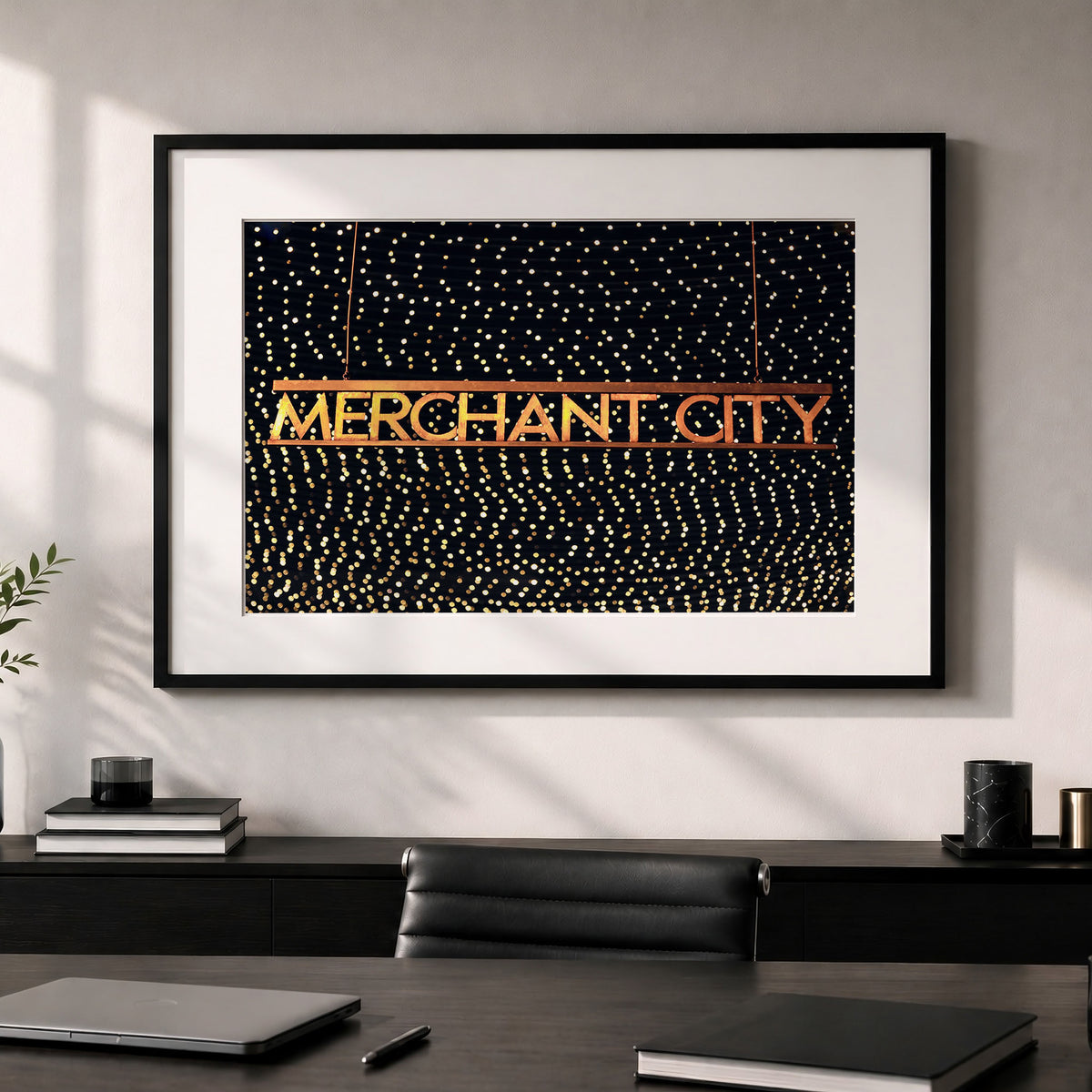 Glasgow Merchant City Night Unframed Photo Print | Cityscape Wall Art