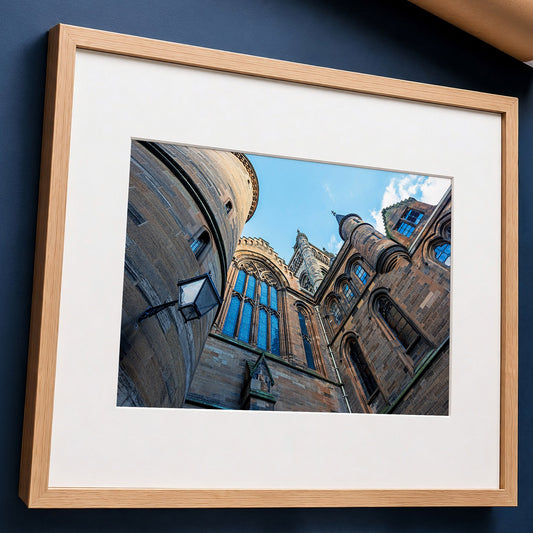 University of Glasgow Tower Colour | Architecture Photo Print