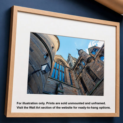 University of Glasgow Tower Colour | Architecture Photo Print