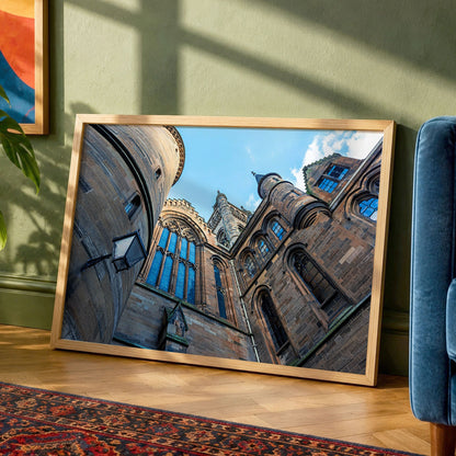 University of Glasgow Tower Colour | Architecture Photo Print