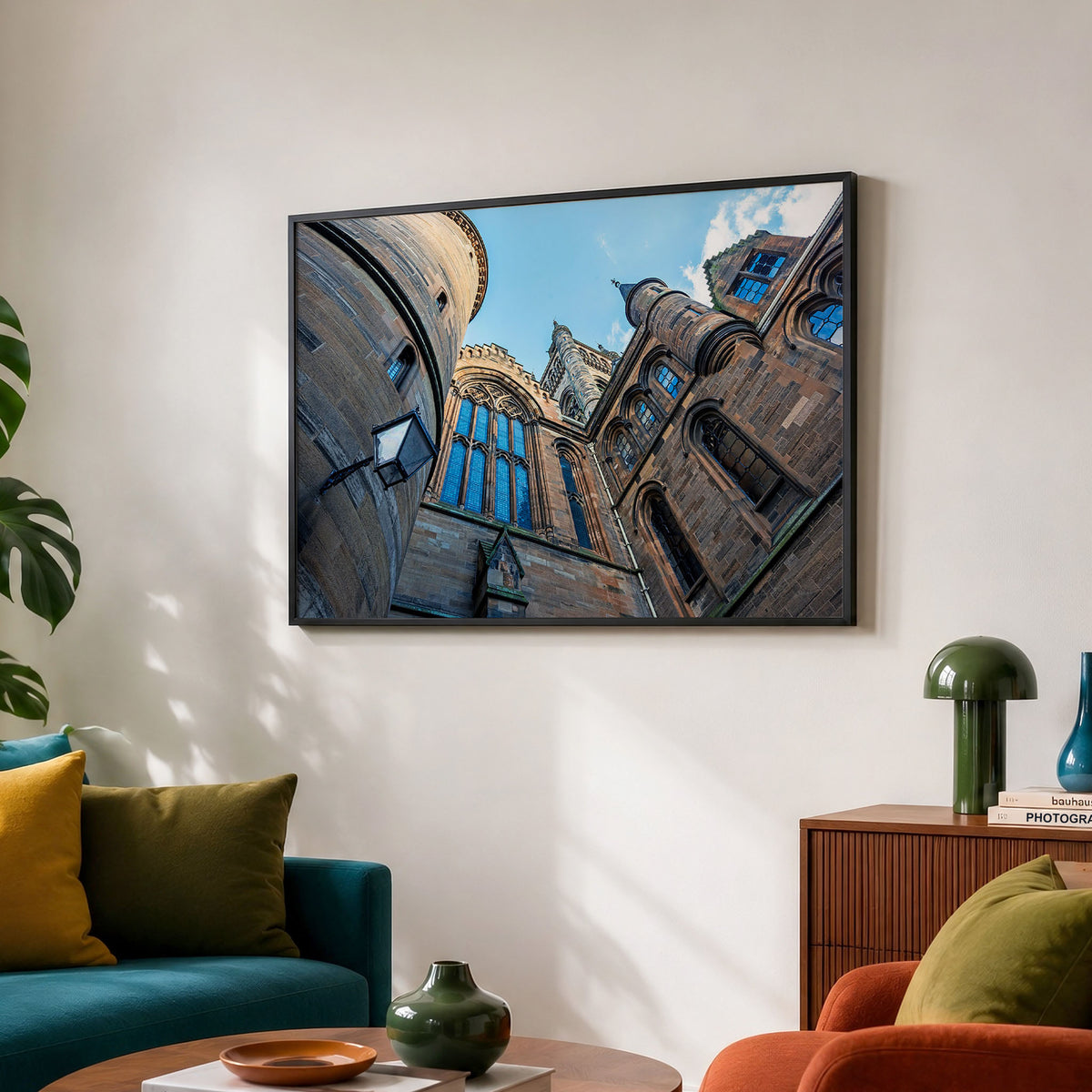 University of Glasgow Tower Colour | Architecture Photo Print
