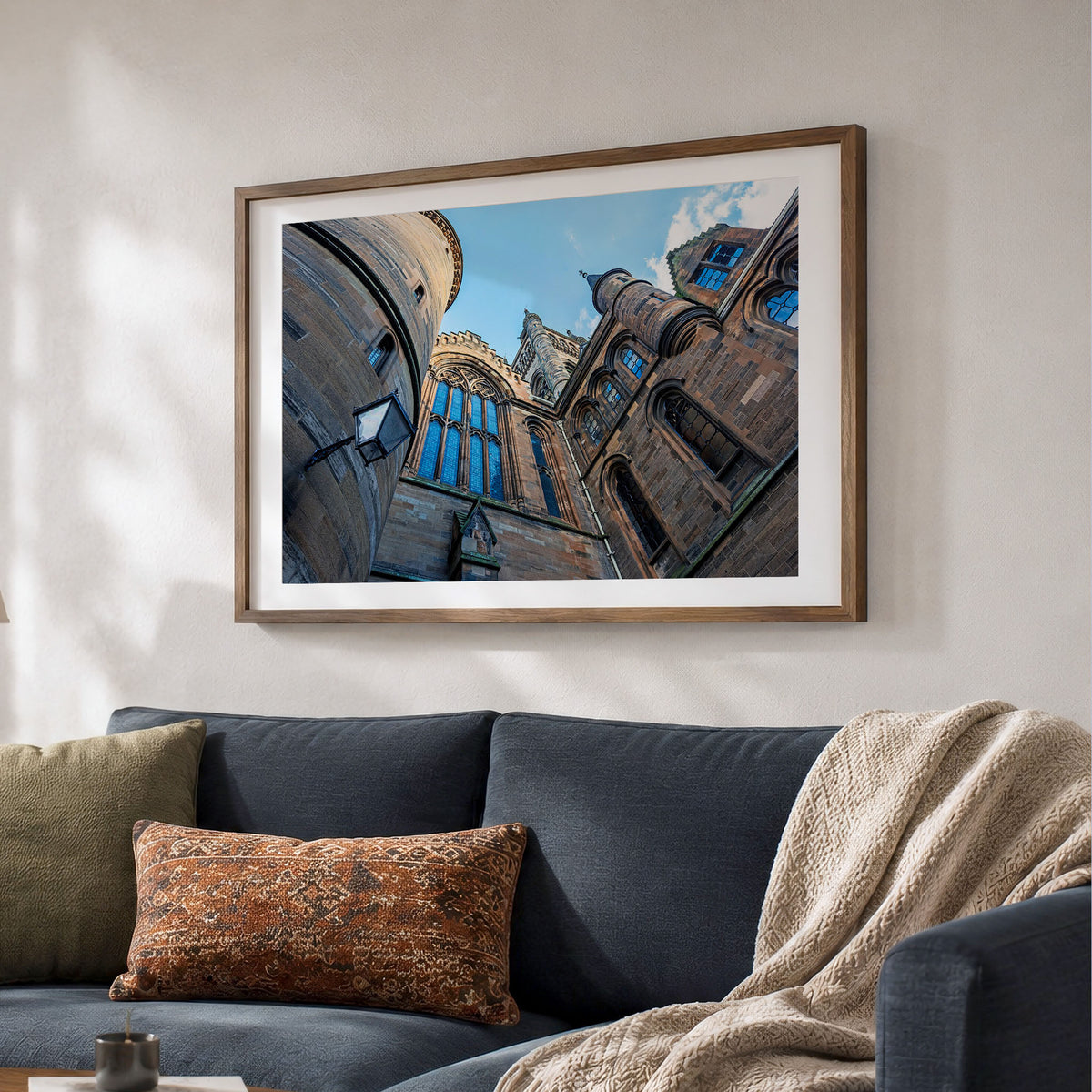 University of Glasgow Tower Colour | Architecture Photo Print