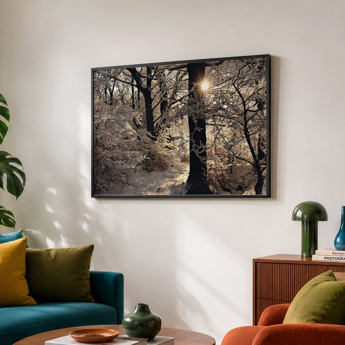 Scottish Winter Sunset Fine Art Photo Print | Hoar Frost on Trees Landscape