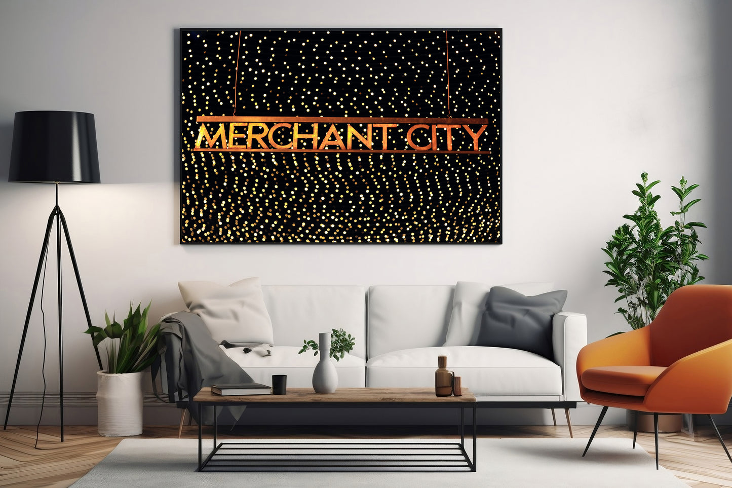 Glasgow Merchant City Night Unframed Photo Print | Cityscape Wall Art