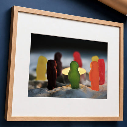 Quirky Jelly Babies Strike Photo | Unframed Print