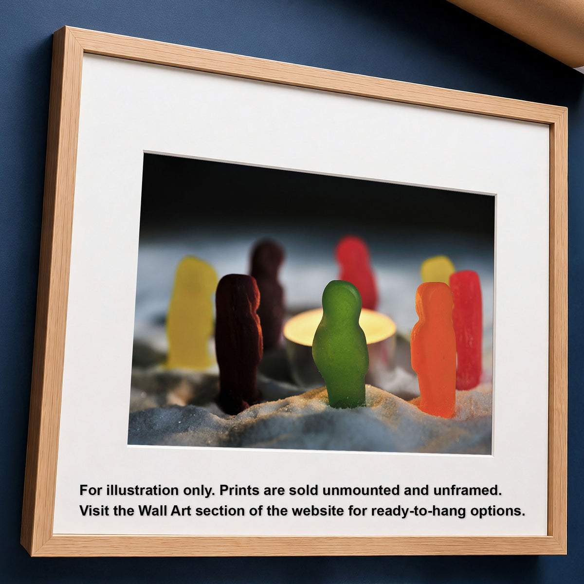 Quirky Jelly Babies Strike Photo | Unframed Print